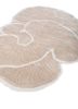 aurelia ivory wool and viscose hand tufted Rug - FoldShot aurelia ivory wool and viscose hand tufted Rug - FoldShot