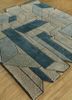 archetype grey and black wool and viscose hand tufted Rug - FoldShot archetype grey and black wool and viscose hand tufted Rug - FoldShot
