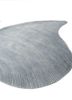 cera grey and black wool and viscose hand tufted Rug - FoldShot