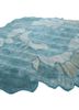 aurelia blue wool and viscose hand tufted Rug - FoldShot aurelia blue wool and viscose hand tufted Rug - FoldShot