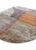 come around red and orange viscose hand tufted Rug - FoldShot come around red and orange viscose hand tufted Rug - FoldShot