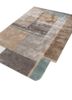 come around grey and black viscose hand tufted Rug - FoldShot come around grey and black viscose hand tufted Rug - FoldShot