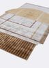 come around beige and brown viscose hand tufted Rug - FoldShot come around beige and brown viscose hand tufted Rug - FoldShot