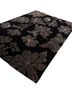 hacienda grey and black wool and viscose hand tufted Rug - FoldShot