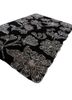 hacienda grey and black wool and viscose hand tufted Rug - FoldShot hacienda grey and black wool and viscose hand tufted Rug - FoldShot