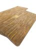 lucid beige and brown wool and viscose hand tufted Rug - FoldShot lucid beige and brown wool and viscose hand tufted Rug - FoldShot