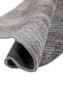 infini grey and black viscose hand tufted Rug - FoldShot infini grey and black viscose hand tufted Rug - FoldShot