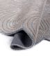 infini grey and black viscose hand tufted Rug - FoldShot infini grey and black viscose hand tufted Rug - FoldShot