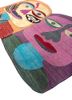 dreamers pink and purple wool and bamboo silk hand knotted WALL ART & TAPESTRY - FoldShot dreamers pink and purple wool and bamboo silk hand knotted WALL ART & TAPESTRY - FoldShot