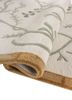 jardins du monde ivory wool hand tufted Rug - FoldShot jardins du monde ivory wool hand tufted Rug - FoldShot