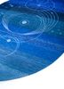 manchaha blue wool hand knotted Rug - FoldShot manchaha blue wool hand knotted Rug - FoldShot