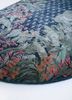inde rose blue wool and silk hand knotted Rug - FoldShot inde rose blue wool and silk hand knotted Rug - FoldShot