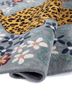 wild wanderlust grey and black wool and viscose hand tufted Rug - FoldShot wild wanderlust grey and black wool and viscose hand tufted Rug - FoldShot