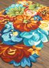 hacienda red and orange polyester hand tufted Rug - FoldShot hacienda red and orange polyester hand tufted Rug - FoldShot