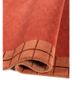 sthir red and orange wool hand knotted Rug - FoldShot sthir red and orange wool hand knotted Rug - FoldShot