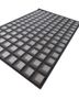 checkers blue wool flat weaves Rug - FoldShot