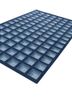 checkers blue wool flat weaves Rug - FoldShot checkers blue wool flat weaves Rug - FoldShot