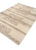 abrash ivory wool flat weaves Rug - FoldShot