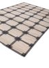 alhambra beige and brown wool flat weaves Rug - FoldShot alhambra beige and brown wool flat weaves Rug - FoldShot