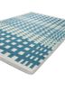 alhambra blue wool flat weaves Rug - FoldShot alhambra blue wool flat weaves Rug - FoldShot