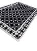 alhambra grey and black wool flat weaves Rug - FoldShot alhambra grey and black wool flat weaves Rug - FoldShot