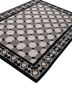 alhambra grey and black wool flat weaves Rug - FoldShot alhambra grey and black wool flat weaves Rug - FoldShot