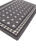 alhambra grey and black wool flat weaves Rug - FoldShot