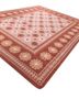 alhambra pink and purple wool flat weaves Rug - FoldShot