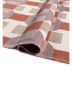 checkers beige and brown wool flat weaves Rug - FoldShot checkers beige and brown wool flat weaves Rug - FoldShot
