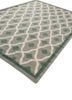 alhambra green wool flat weaves Rug - FoldShot
