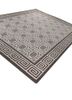 alhambra grey and black wool flat weaves Rug - FoldShot alhambra grey and black wool flat weaves Rug - FoldShot
