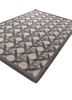 alhambra grey and black wool flat weaves Rug - FoldShot alhambra grey and black wool flat weaves Rug - FoldShot