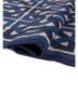 alhambra blue wool flat weaves Rug - FoldShot alhambra blue wool flat weaves Rug - FoldShot