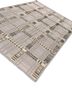 checkers grey and black wool flat weaves Rug - FoldShot checkers grey and black wool flat weaves Rug - FoldShot