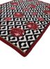 alhambra grey and black wool flat weaves Rug - FoldShot alhambra grey and black wool flat weaves Rug - FoldShot