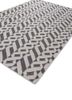 alhambra grey and black wool flat weaves Rug - FoldShot alhambra grey and black wool flat weaves Rug - FoldShot