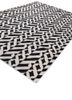 alhambra grey and black wool flat weaves Rug - FoldShot alhambra grey and black wool flat weaves Rug - FoldShot
