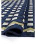 alhambra blue wool flat weaves Rug - FoldShot alhambra blue wool flat weaves Rug - FoldShot