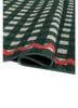 alhambra green wool flat weaves Rug - FoldShot
