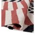 checkers ivory wool flat weaves Rug - FoldShot checkers ivory wool flat weaves Rug - FoldShot