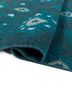 bedouin blue wool flat weaves Rug - FoldShot