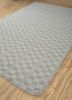 abrash grey and black wool flat weaves Rug - FoldShot abrash grey and black wool flat weaves Rug - FoldShot