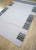 indusbar grey and black wool flat weaves Rug - FoldShot indusbar grey and black wool flat weaves Rug - FoldShot