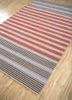 indusbar red and orange wool flat weaves Rug - FoldShot indusbar red and orange wool flat weaves Rug - FoldShot