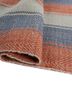indusbar red and orange wool flat weaves Rug - FoldShot