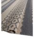 indusbar grey and black wool flat weaves Rug - FoldShot