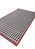 alhambra grey and black wool and viscose flat weaves Rug - FoldShot