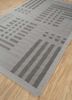 abrash grey and black wool flat weaves Rug - FoldShot abrash grey and black wool flat weaves Rug - FoldShot