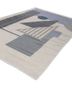 checkers grey and black wool flat weaves Rug - FoldShot