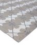 indusbar grey and black wool flat weaves Rug - FoldShot indusbar grey and black wool flat weaves Rug - FoldShot